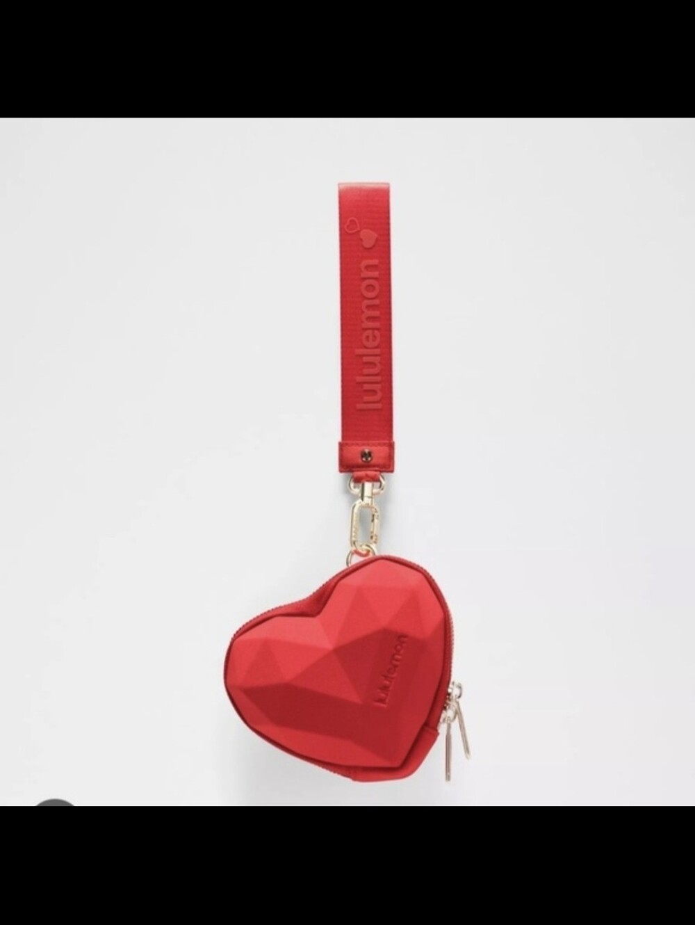 NWT★ Lululemon Heart Wristlet Pouch